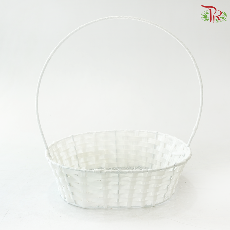 LYA21-10 - Basket White Oval 50 SQ50