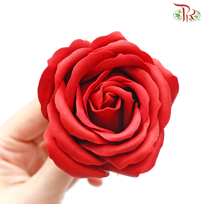 15 Bloom Roses Soap Flower - Red-Red-Pudu Ria Florist-prflorist.com.my