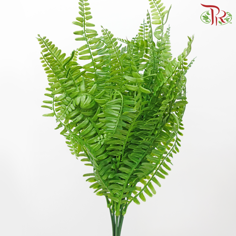 18" - Artificial Persian Leaf Bush - Green-Green-Pudu Ria Florist-prflorist.com.my