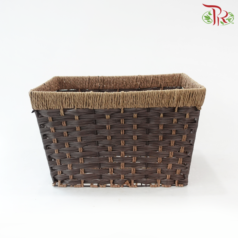 T12186 Basket Cream / Dark Brown