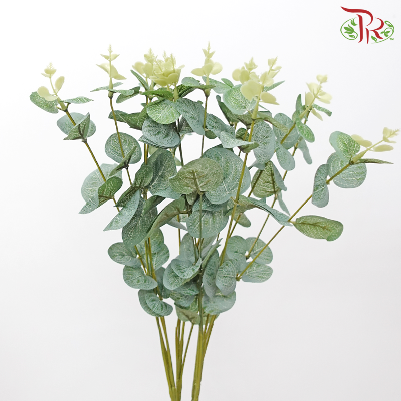 20" - Artificial Eucalyptus Bush - Green-Green-Pudu Ria Florist-prflorist.com.my