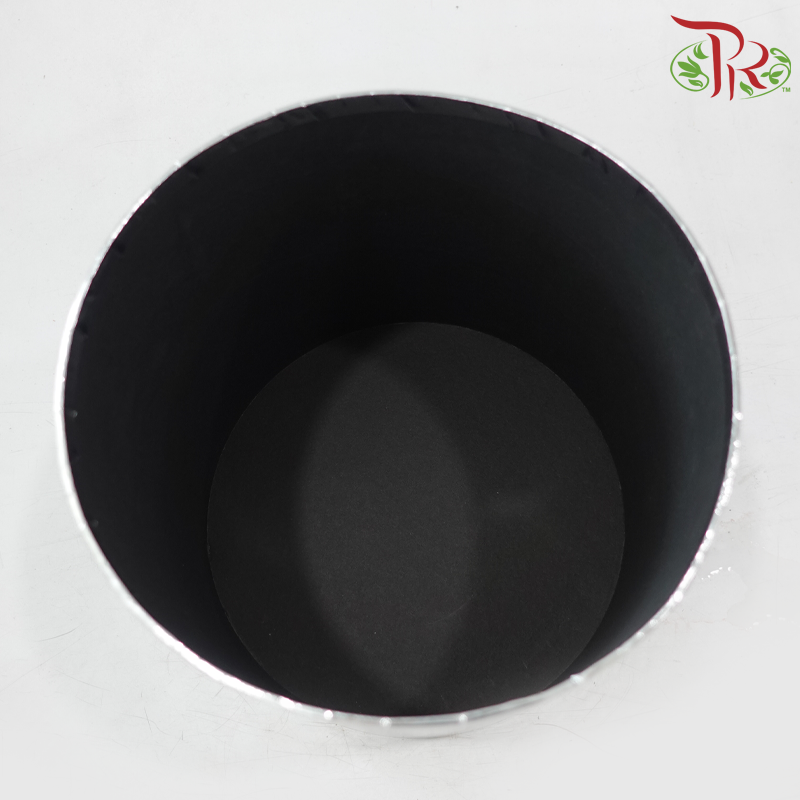 2'S Mirror Round Box - Silver