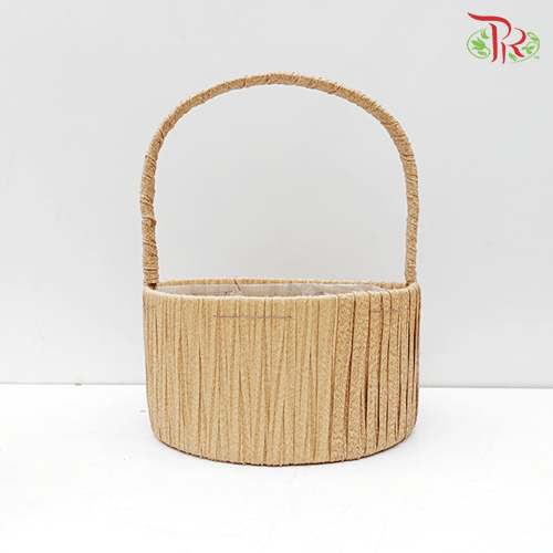 34-460 (2-IN-1) - Basket Vintage Brown-China-prflorist.com.my