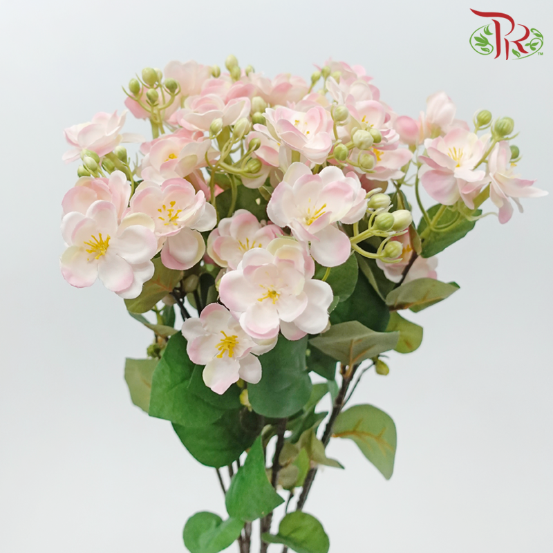 61cm - Artificial Jasmine Spray - Pink (5 Stems)-Pink-Pudu Ria Florist-prflorist.com.my