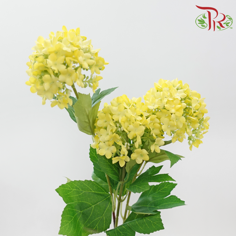 Artificial Snow Ball Spray - 2 Stems