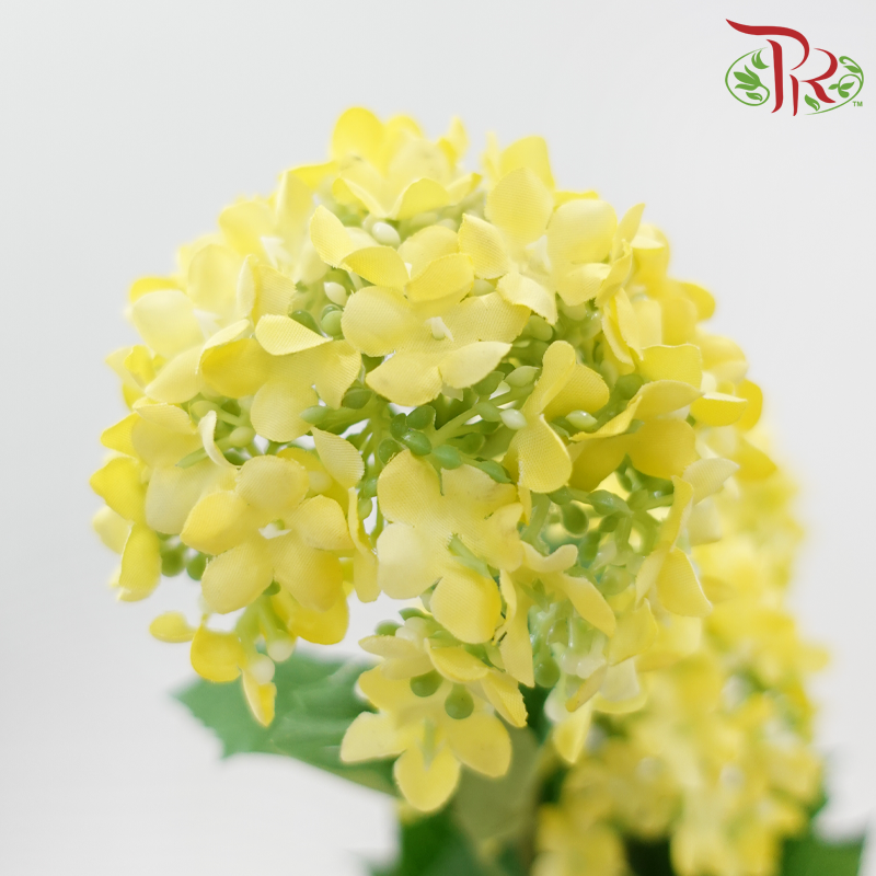 Artificial Snow Ball Spray - 2 Stems