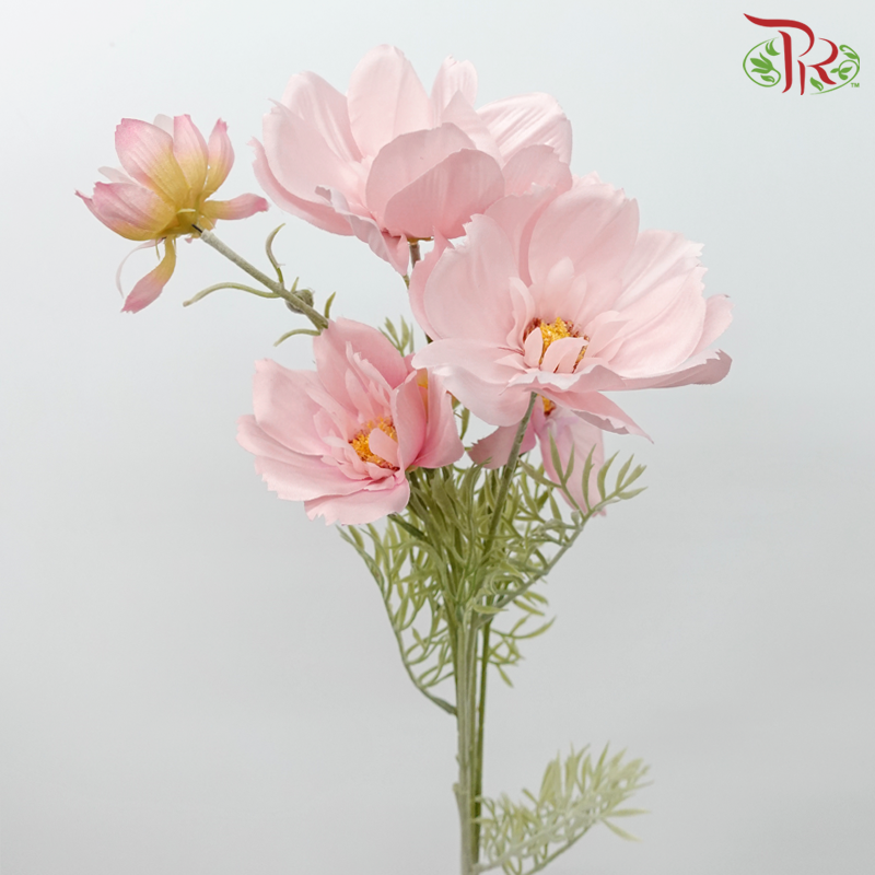 76cm - Artificial Cosmos Spray - Light Pink (2 Stems)-Light Pink-Pudu Ria Florist-prflorist.com.my