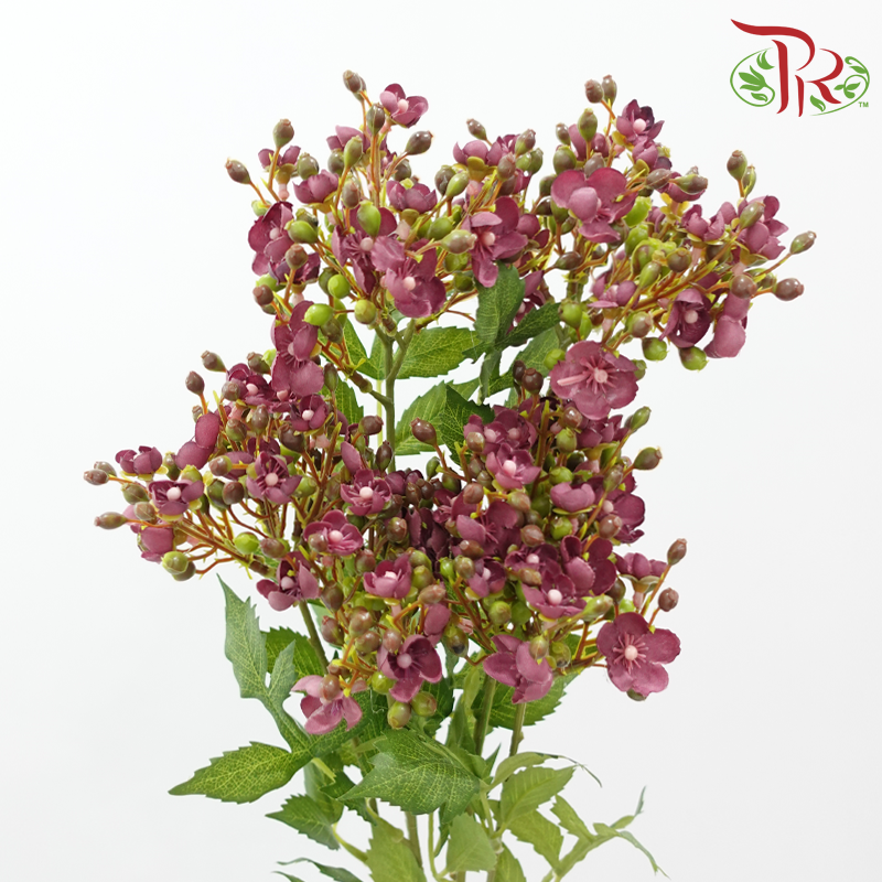 Artificial Apple Blossom Spray - 2 Stems