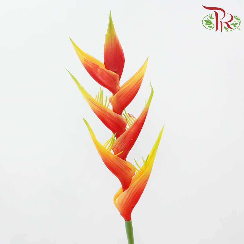 Artificial Heliconia Spray - 2 Stems