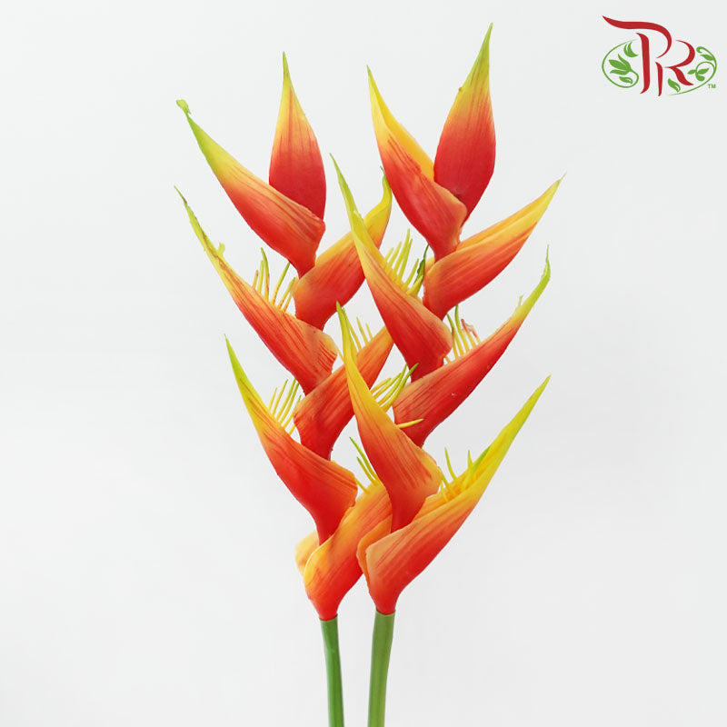 Artificial Heliconia Spray - 2 Stems