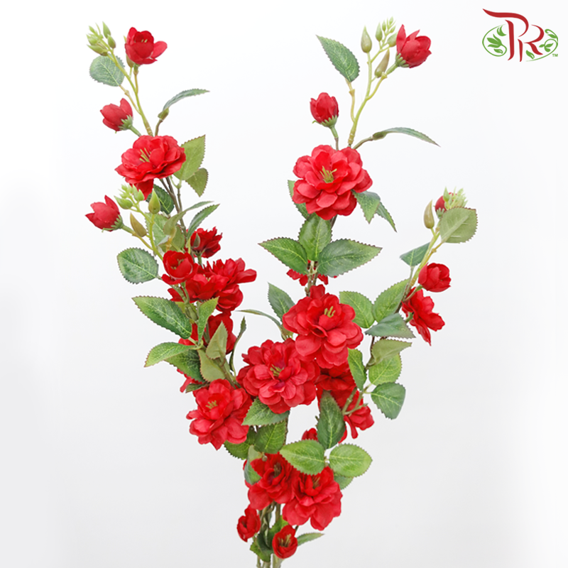 91cm - Artificial Camellia Spray (2 Stems)-Pudu Ria Florist-prflorist.com.my