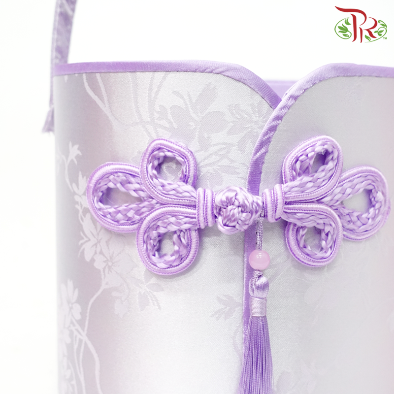 FB1 & FB3 - CNY Single Button Round Hand Held Floral Box