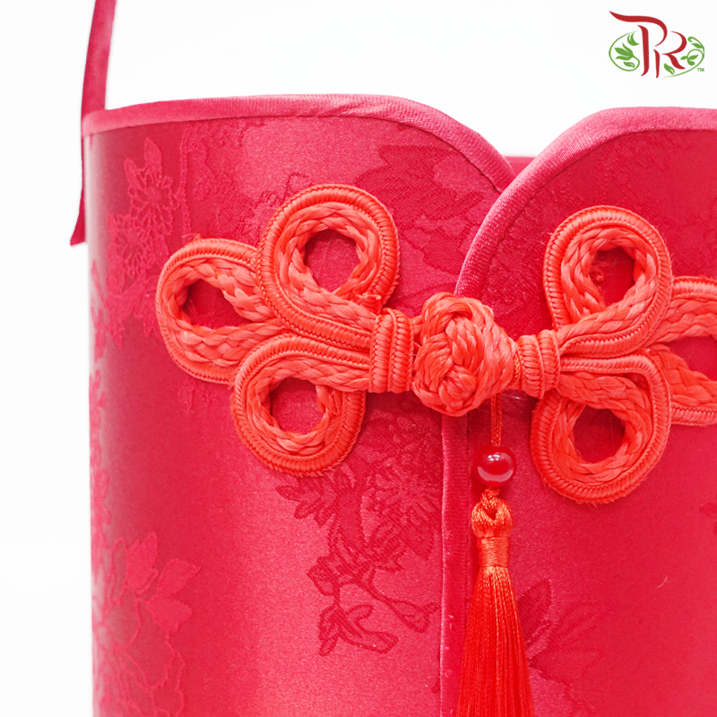 FB1 & FB3 - CNY Single Button Round Hand Held Floral Box