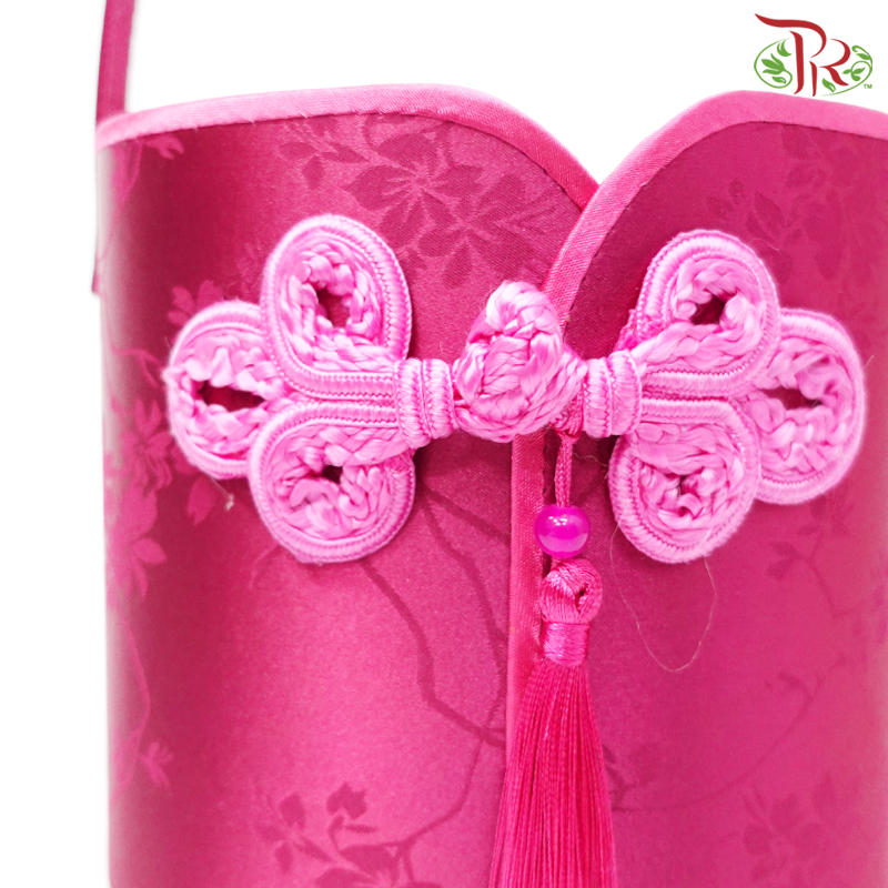 FB1 & FB3 - CNY Single Button Round Hand Held Floral Box