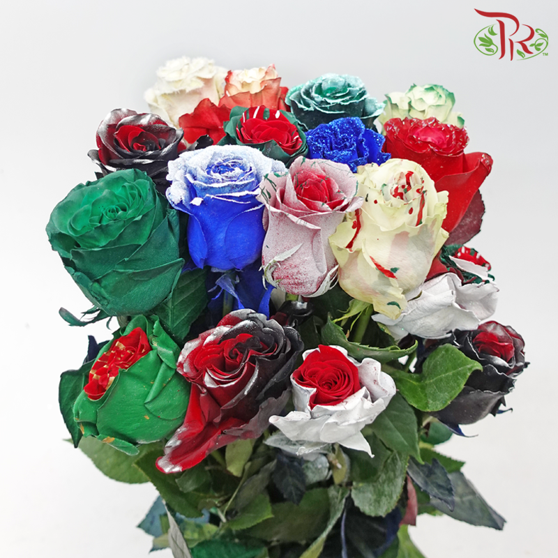 Ceres Rose - Dyed Xmas (Randomly Select) - Pudu Ria Florist