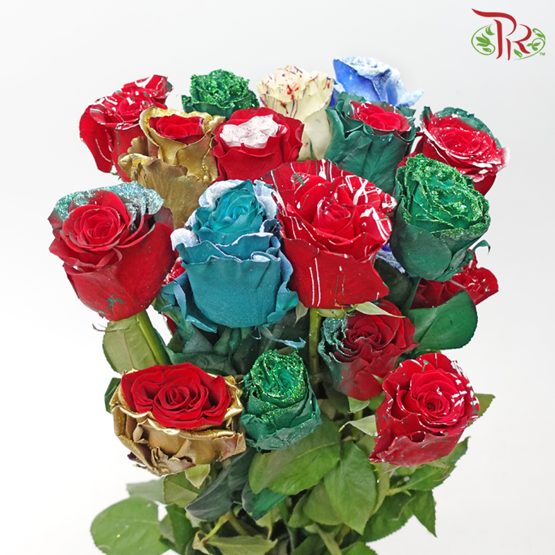 Ceres Rose - Dyed Xmas (Randomly Select) - Pudu Ria Florist