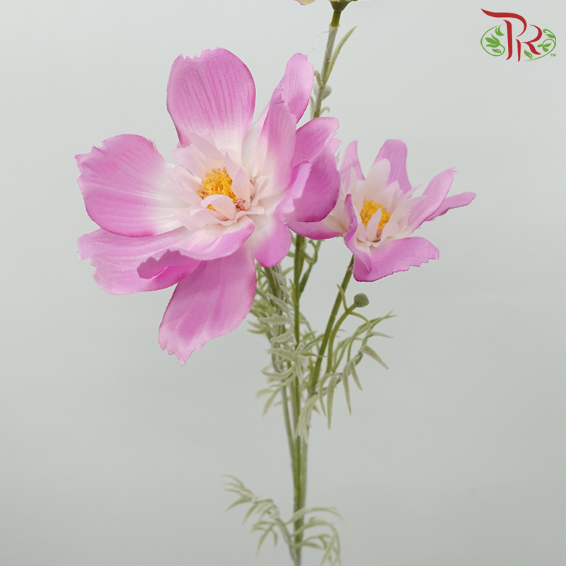 76cm - Artificial Cosmos Spray - Cherry Pink (2 Stems) - Pudu Ria Florist