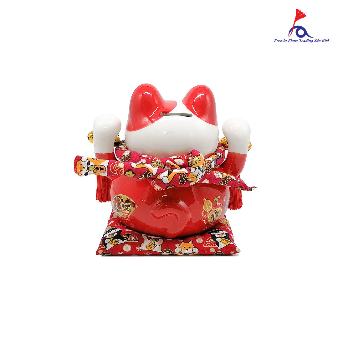 7寸 生意興隆喜猫 (存钱罐)
