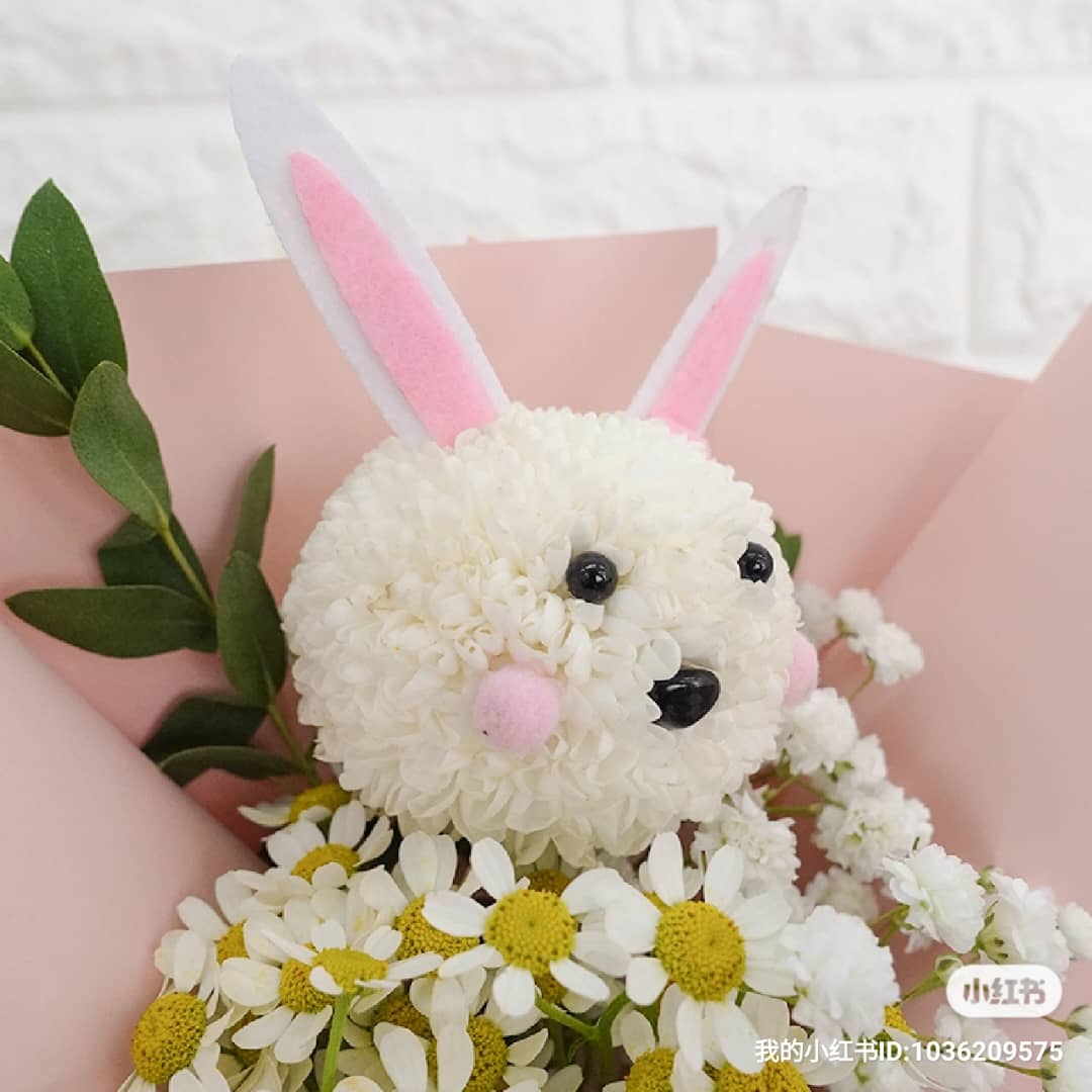 FBA062 DIY FLOWER ACCESSORIES (BUNNY) - Freesia