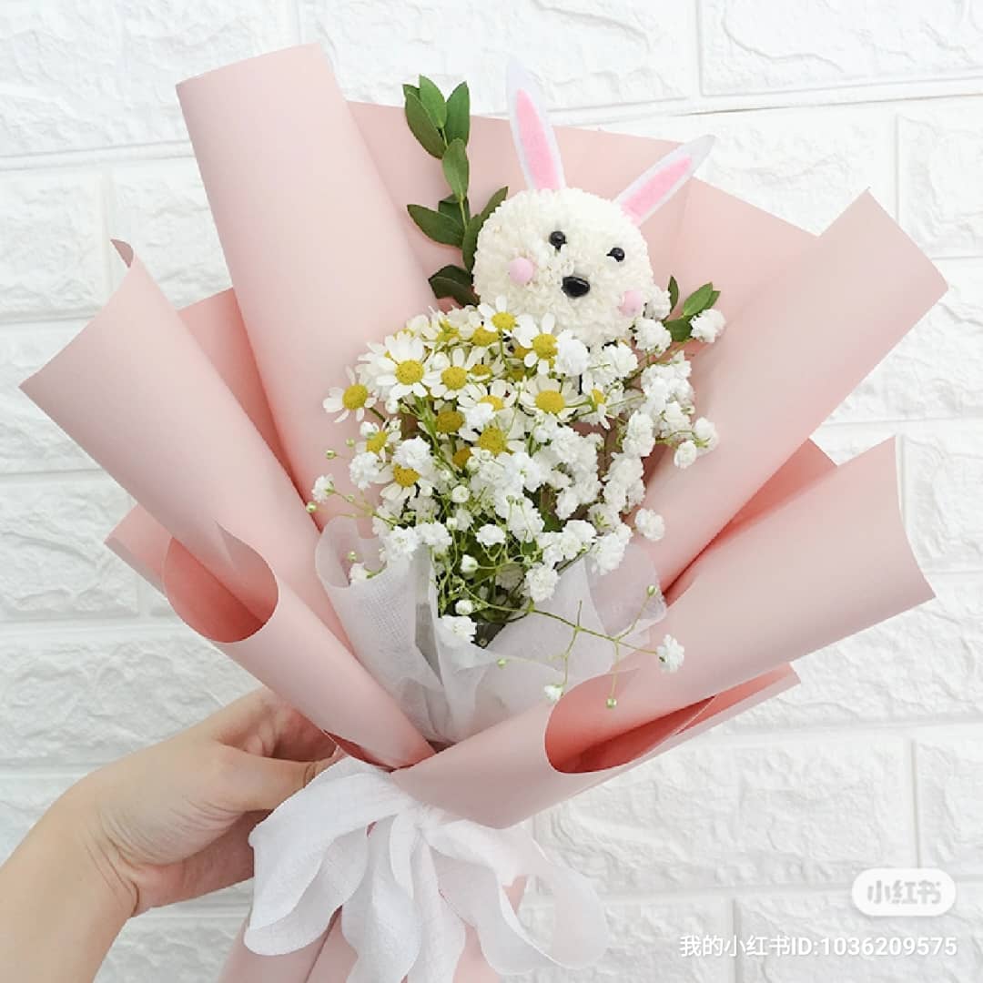 FBA062 DIY FLOWER ACCESSORIES (BUNNY) - Freesia