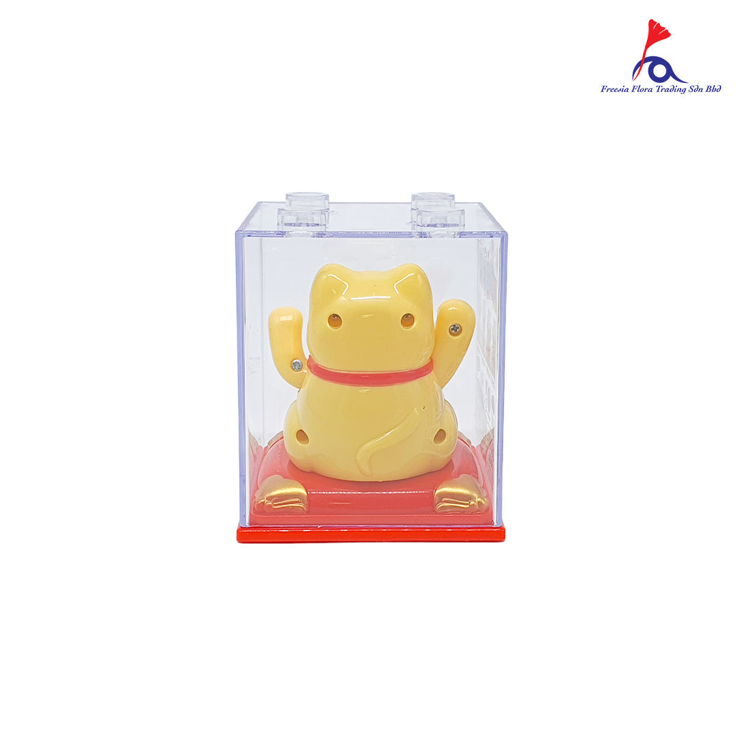 3寸 太阳能招财进宝猫