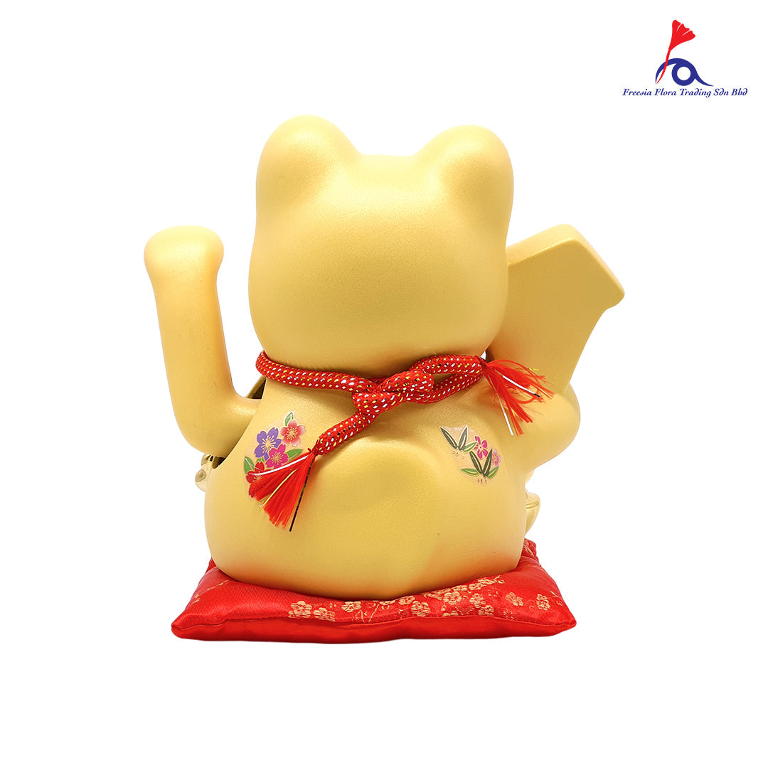 11.5" 精美陶瓷 生意興隆 摇手招财猫