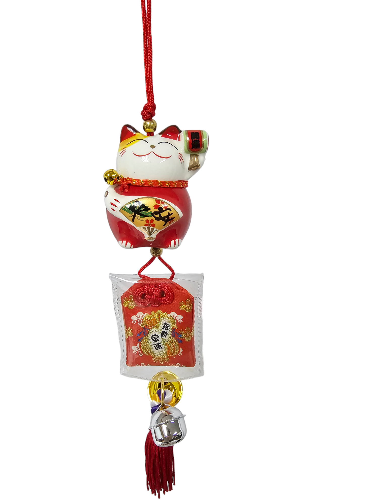 2" 招财猫装饰 (吊挂式)