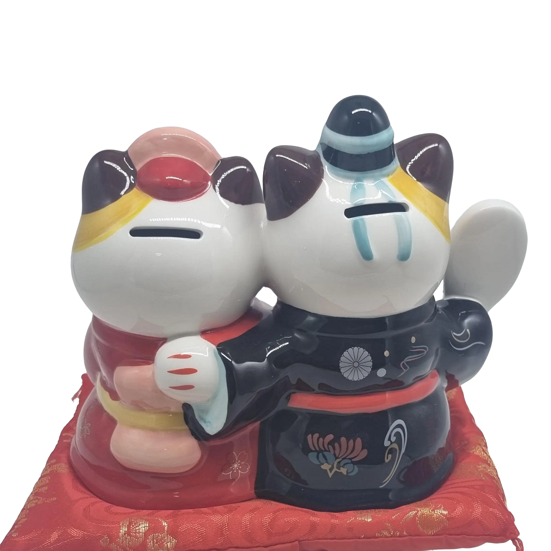 8" 陶瓷 高品质 连理同心 幸福招来 (存钱罐)