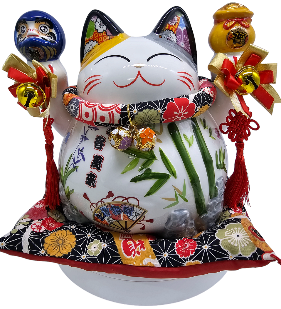 7.5" 《”千客萬來“ 招财猫》