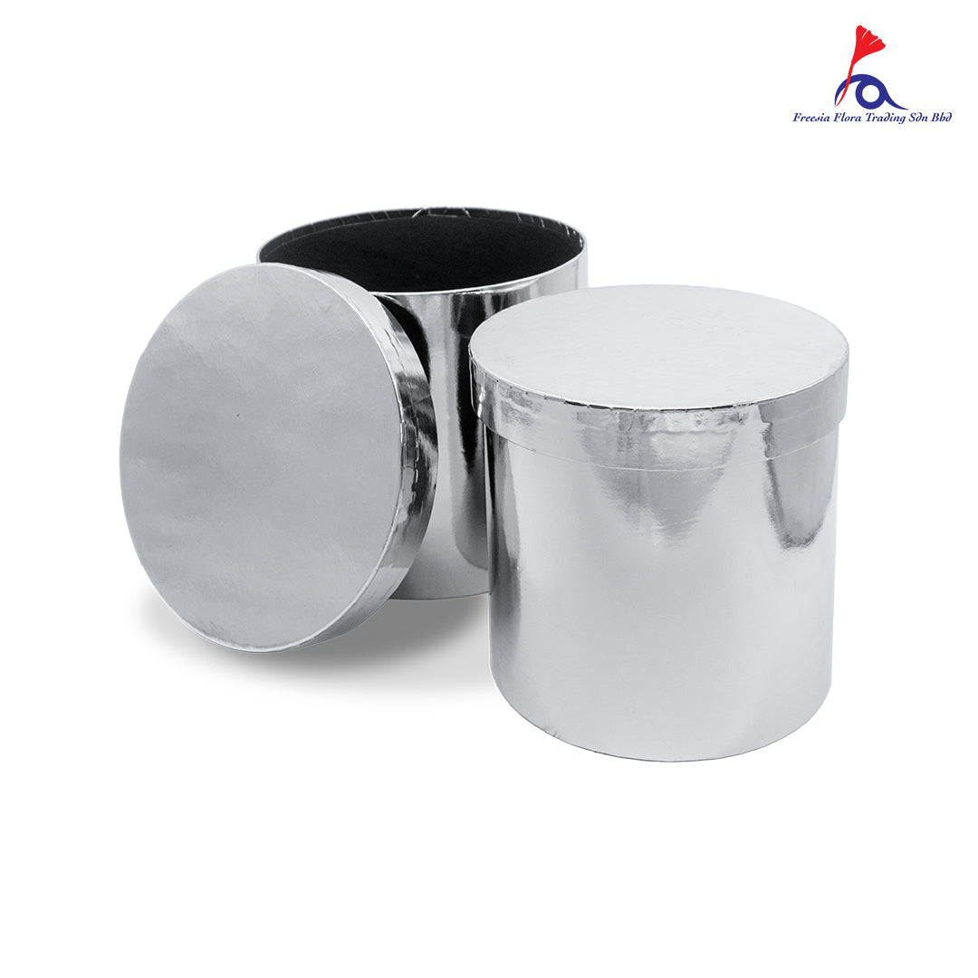 FBB083 2 IN 1 MIRROR ROUND BOX - Freesia