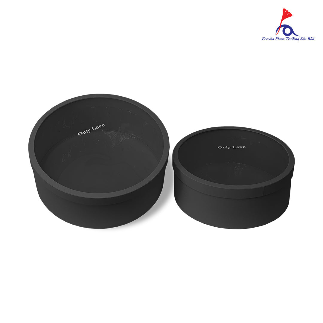FBB089 PREMIUM ROUND BOX (2 IN 1) - ONLY LOVE - Freesia