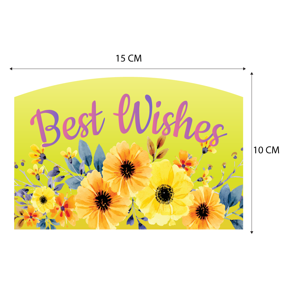 FBD ( Small ) - FBD002 Best Wishes - Freesia