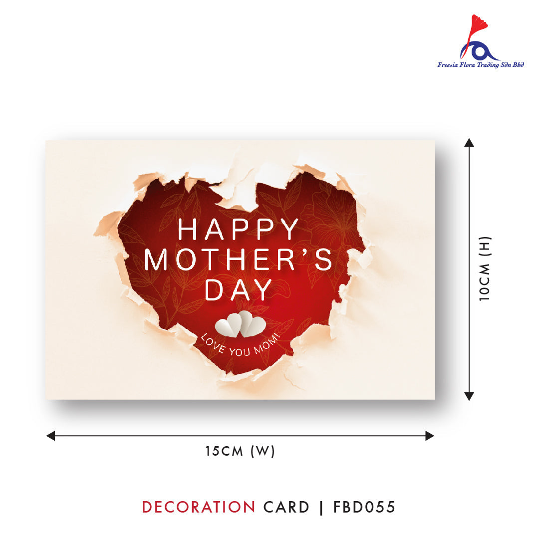 FBD ( Small ) - FBD055 Happy Mother's Day - Freesia