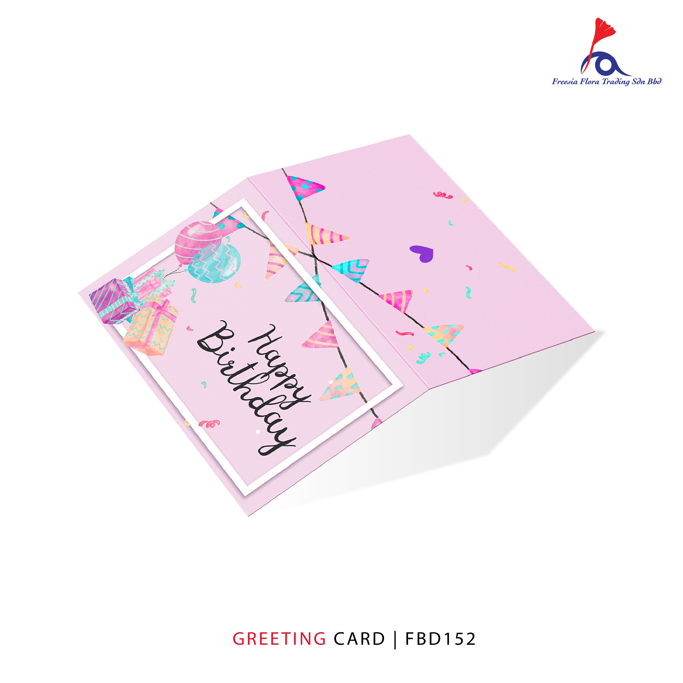 Birthday'S Card - Happy Birthday (Folded Type)