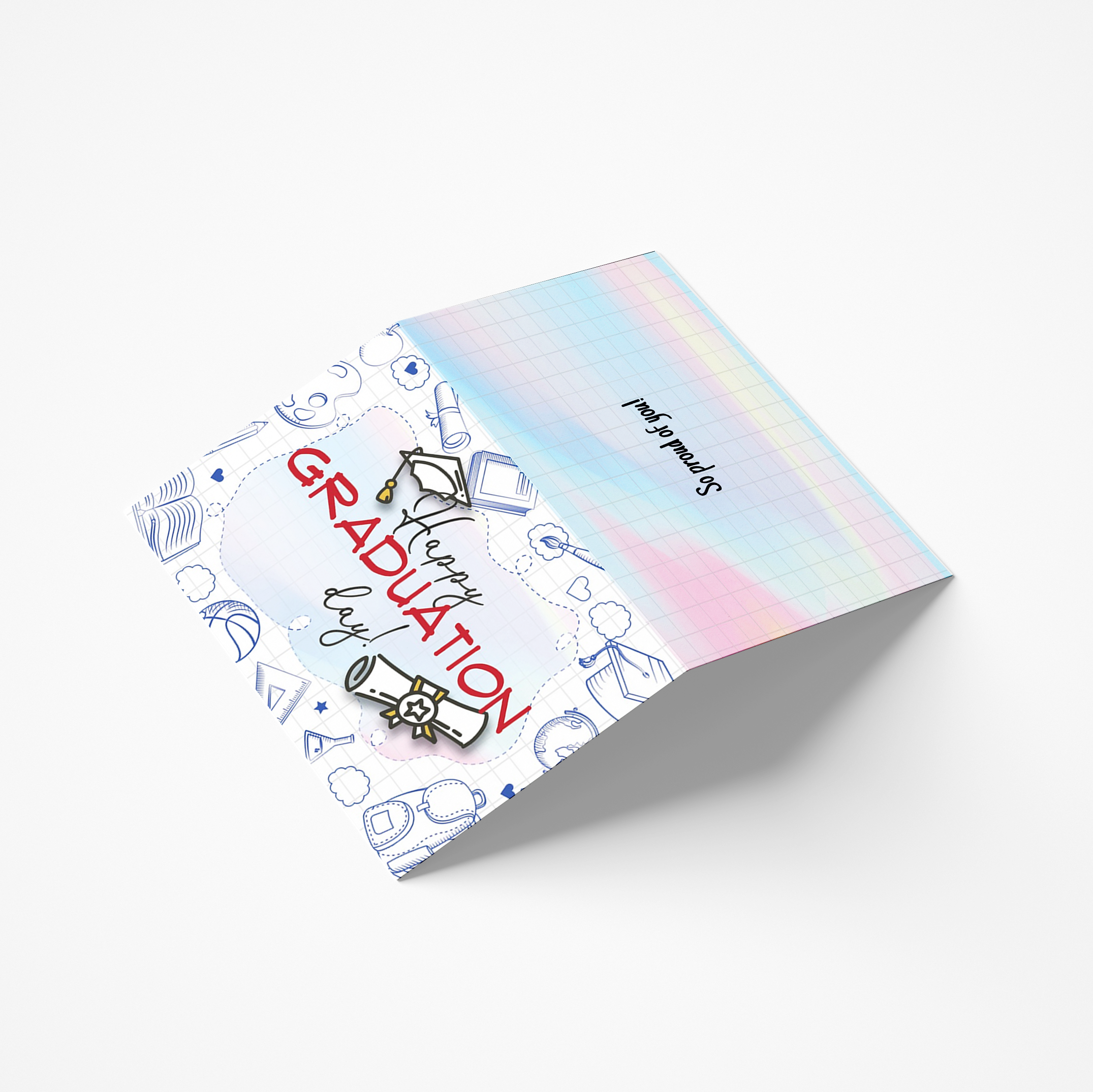 Graduation Card - Happy Graduation Day! (Folded Type)