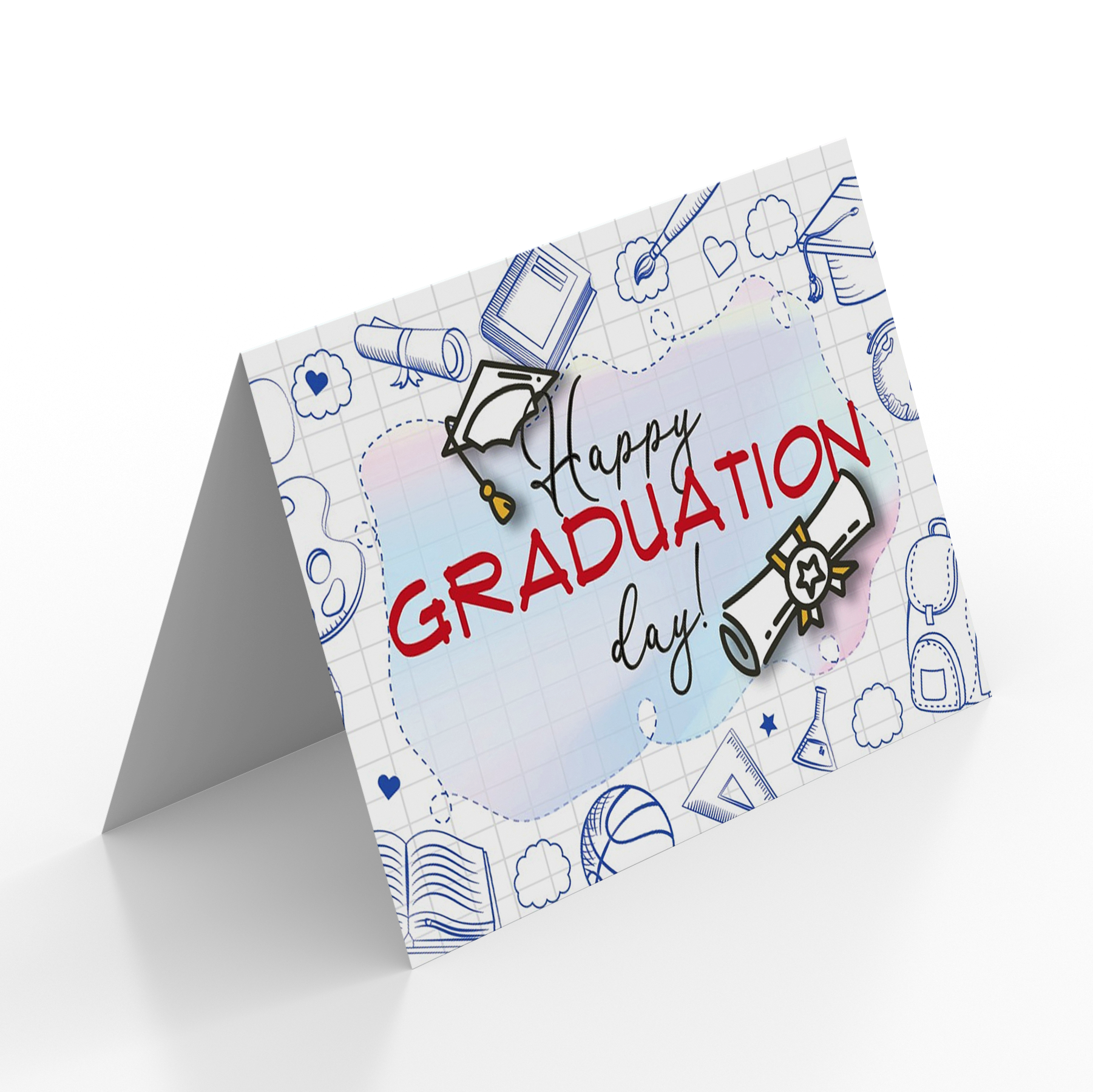 Graduation Card - Happy Graduation Day! (Folded Type)