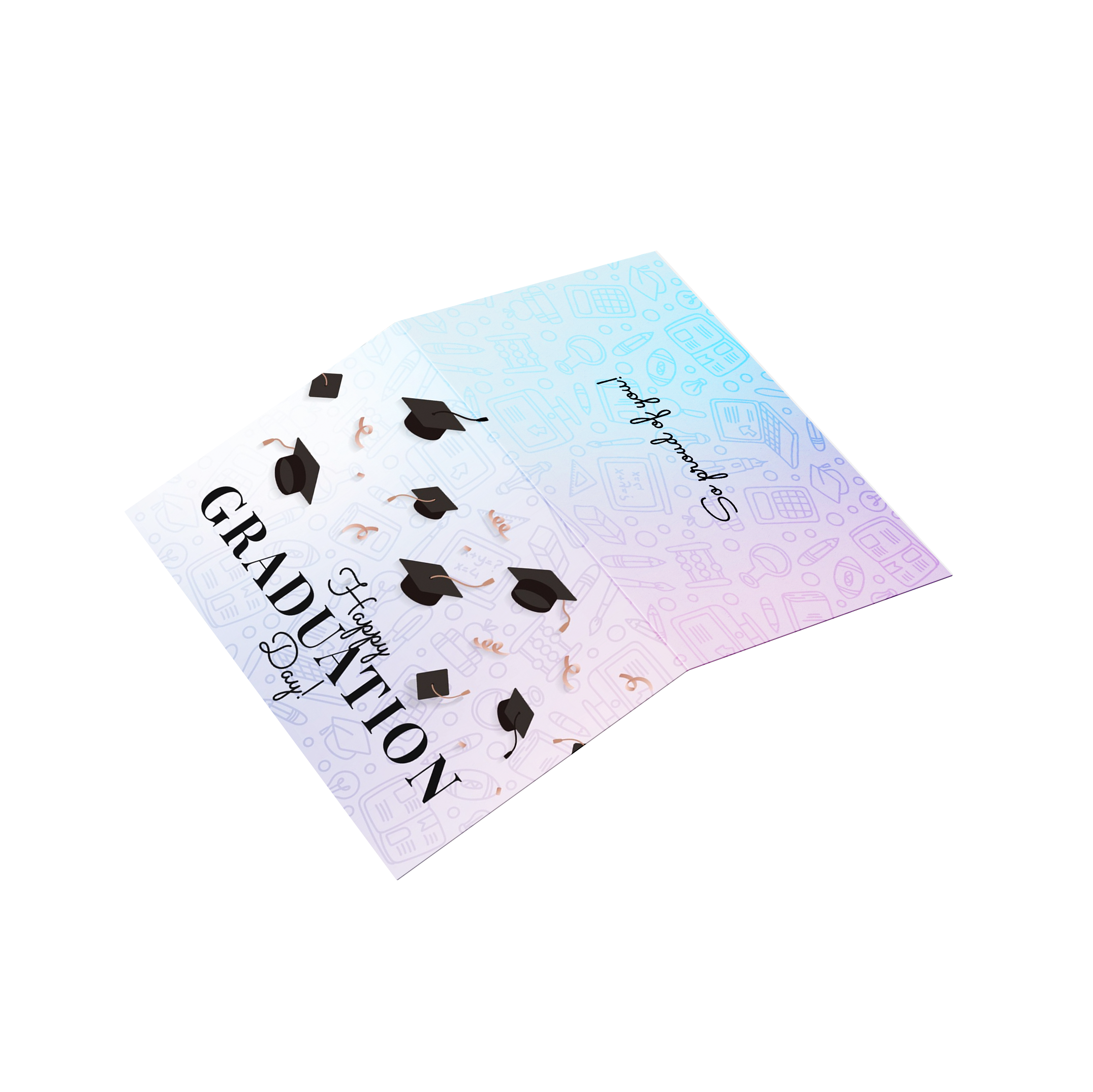 Graduation Card - Happy Graduation Day! (Folded Type)