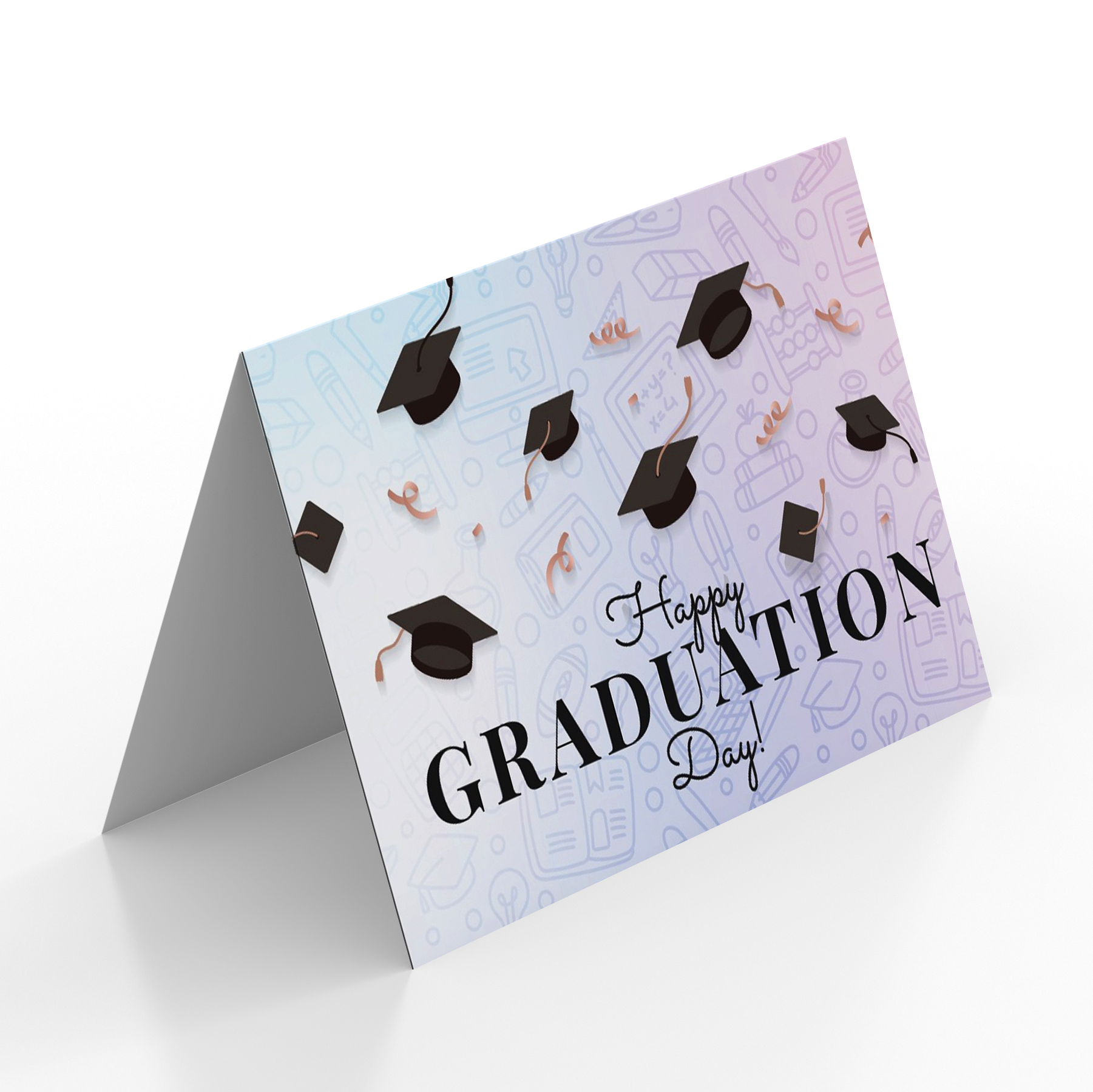 Graduation Card - Happy Graduation Day! (Folded Type)