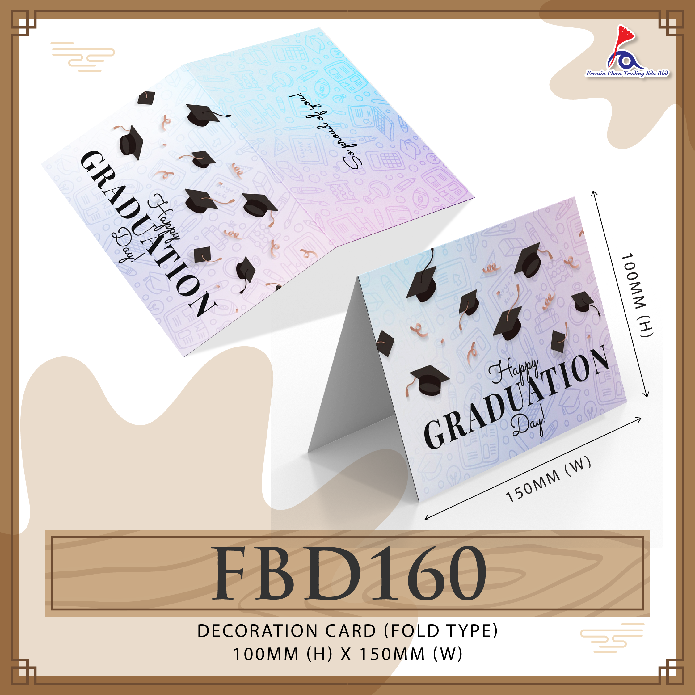 Graduation Card - Happy Graduation Day! (Folded Type)