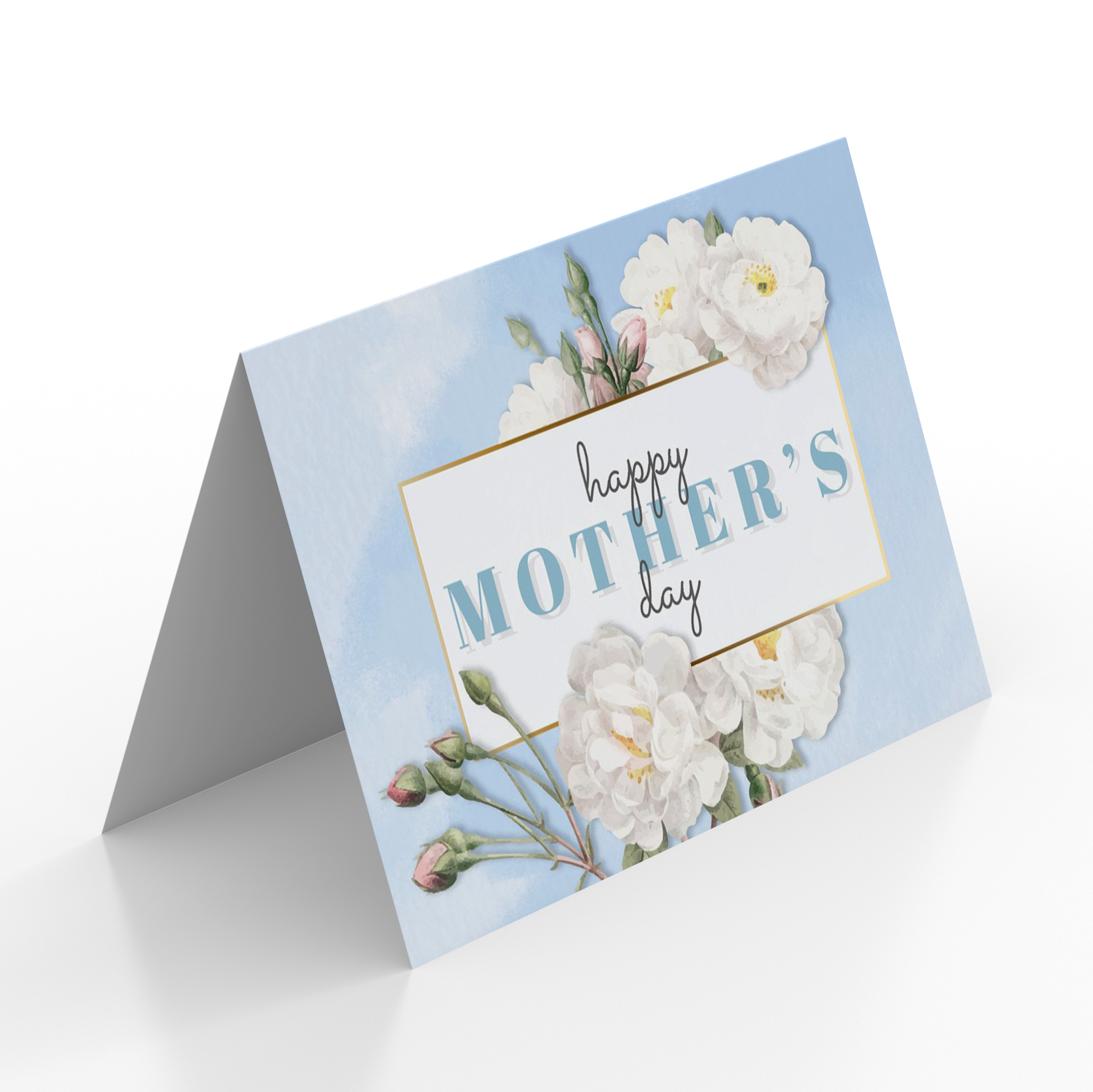 Mother's Day Card - Happy Mother's Day (Folded Type)