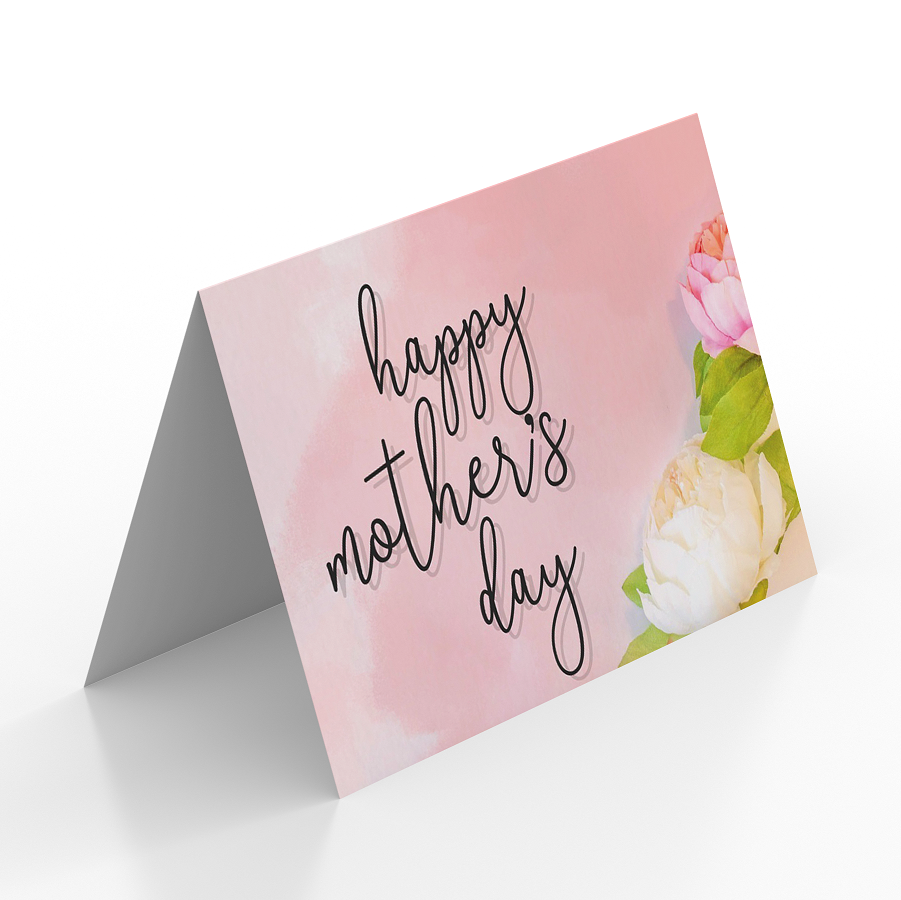 Mother's Day Card - Happy Mother's Day (Folded Type)