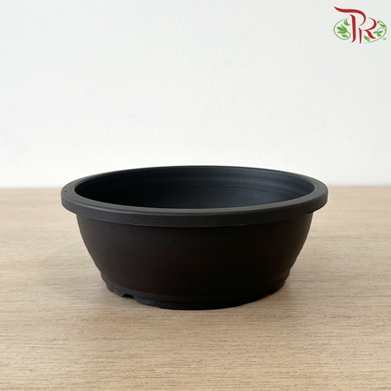 Felton Round Flower Pot 268 (FPL268) - Dark Brown (With Size Options)