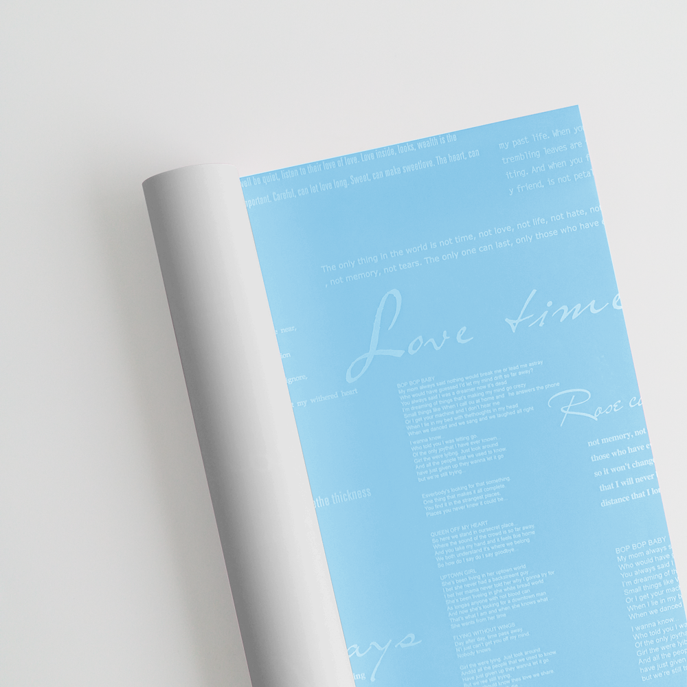 2 Tones English Word Texture