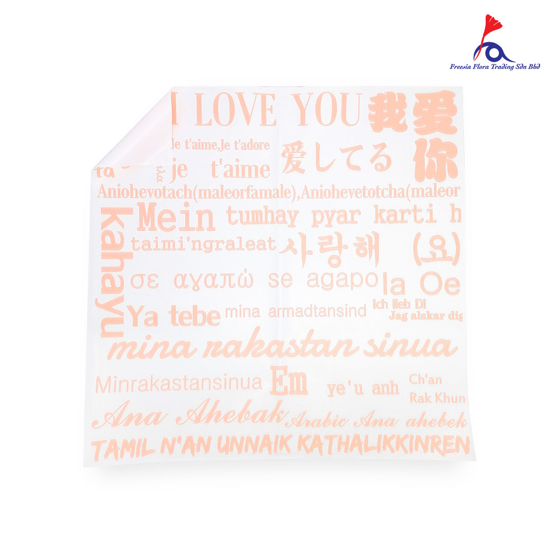 FPL097 100 WAYS I LOVE YOU - Freesia