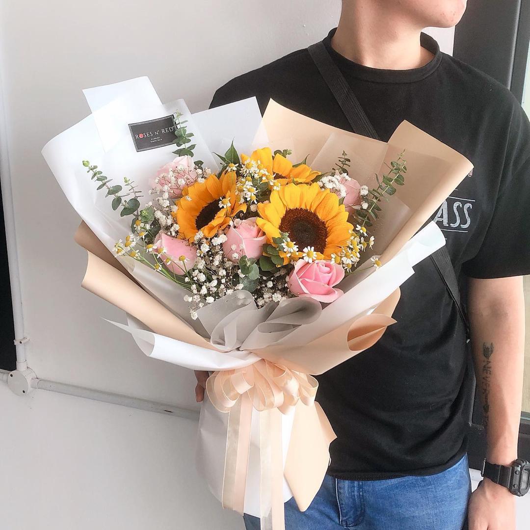 FRB078 1/2 Satin & 1/2 Organza - Freesia