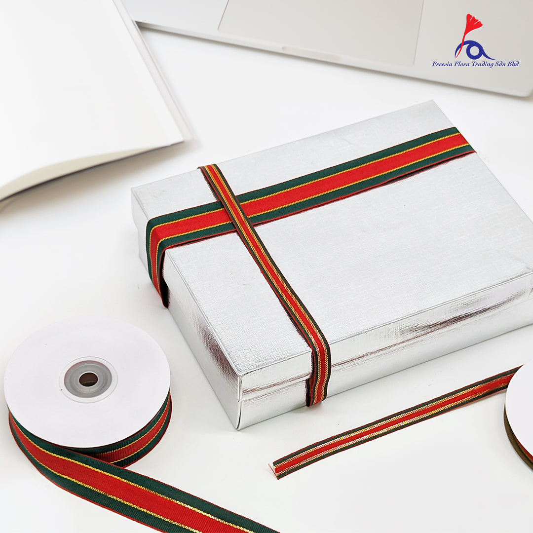 FRB107 Christmas Ribbon - Freesia