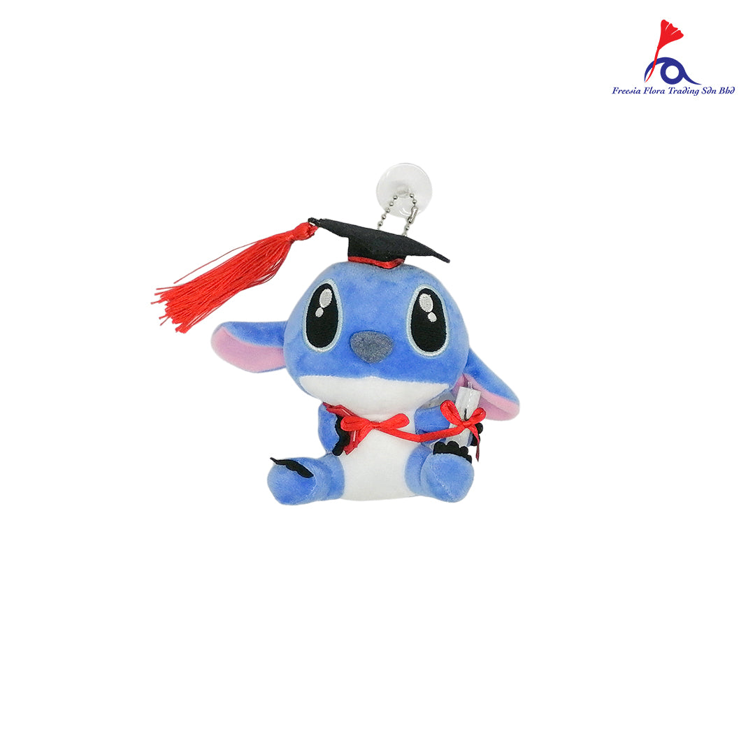 FTY013 4IN GRADUATE BEAR - Freesia