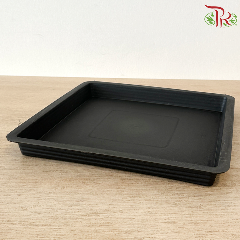 Felton Square Pot Saucer (FBL-250) (With Size & Color Options)