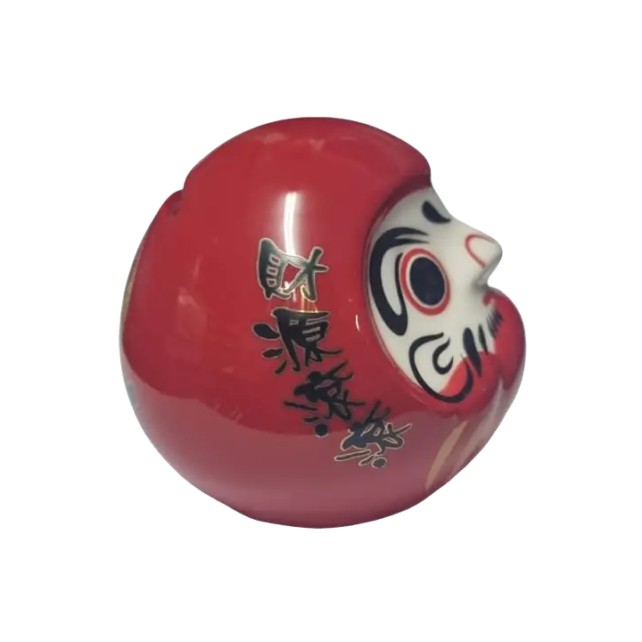 3" Japanese Mini Daruma 达摩陶瓷 (存钱罐)