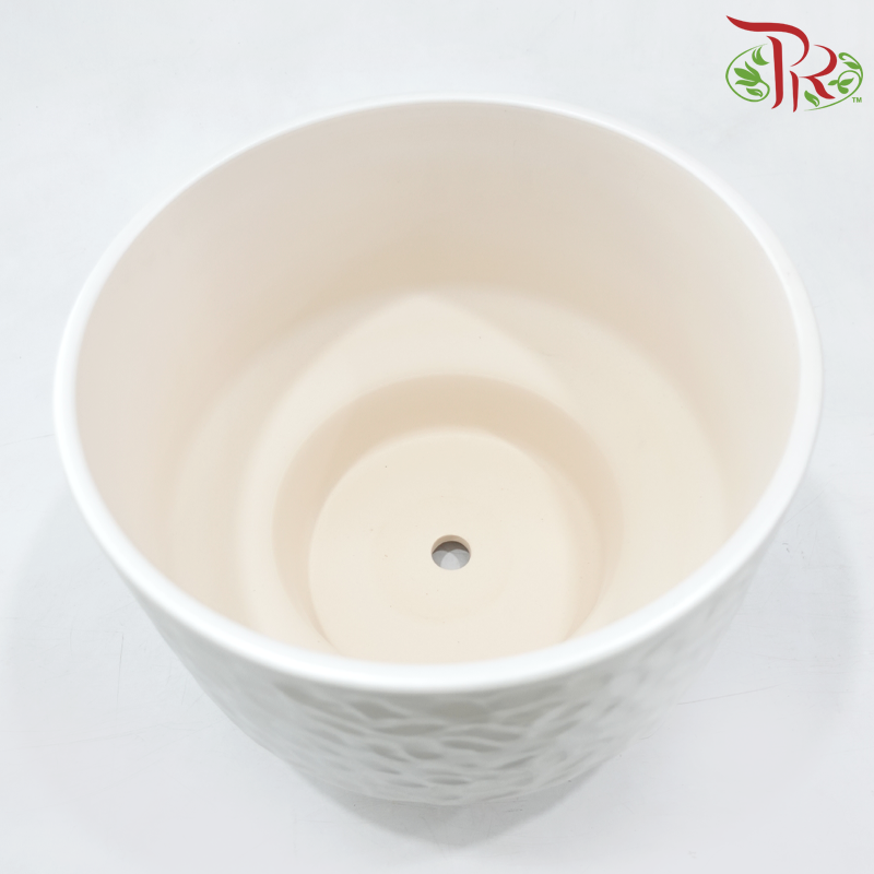 SSJ-1301 Pearl White Pot